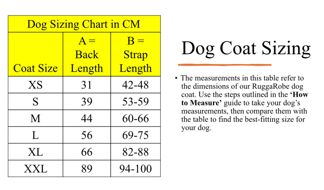 Dog Coat made Waterproof and with a cosy fleece - Black with black fleece