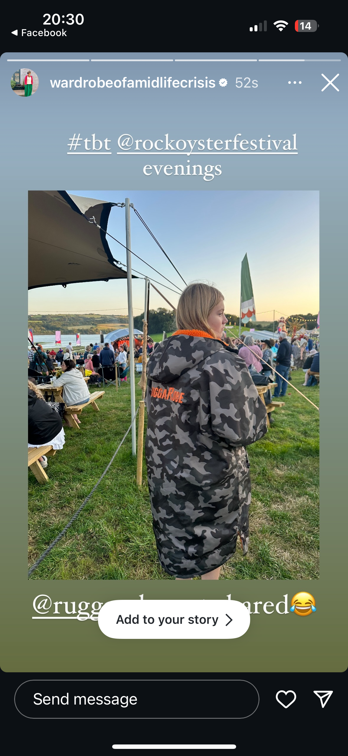 Grey Camo Change Robe with Orange Fleece - RuggaRobe