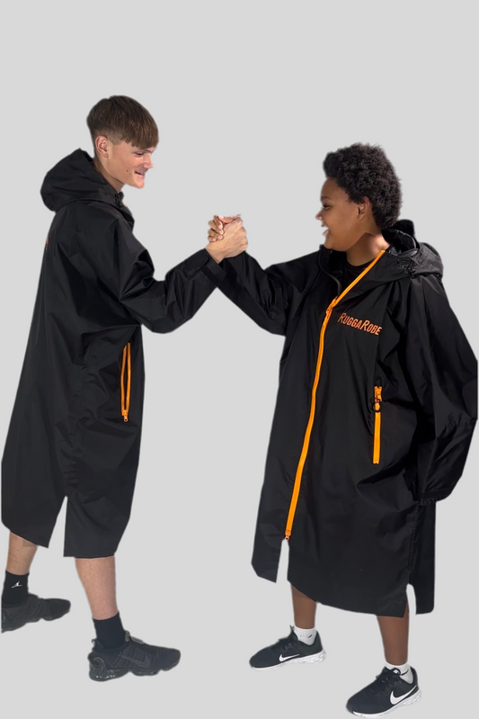 Coaches Black Change Robe  - RuggaRobe