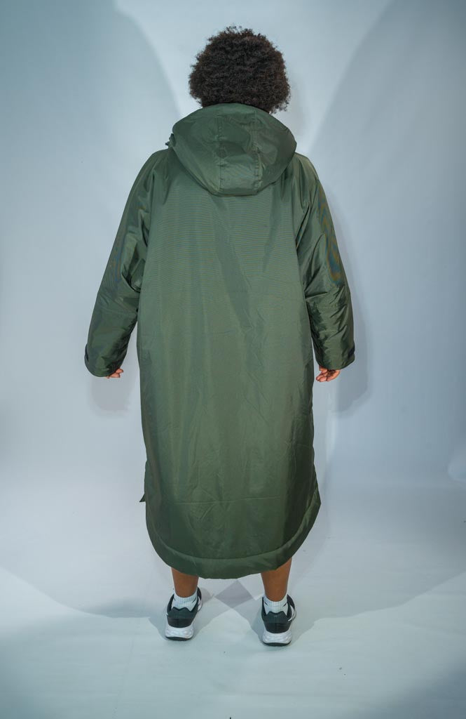 RR Country Green Change Robe with Black Fleece - Country