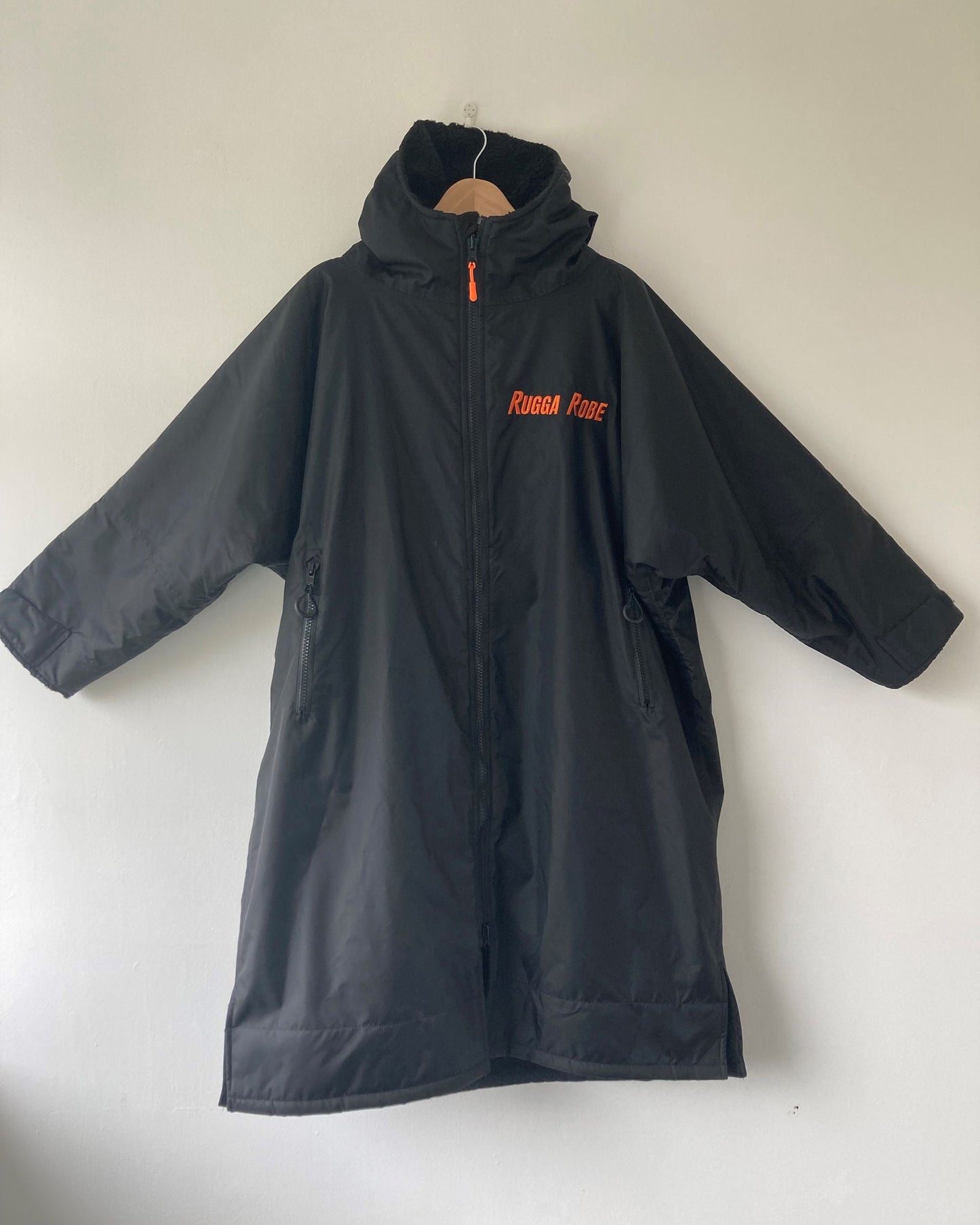 Black Change Robe with Black Fleece - Club Robe