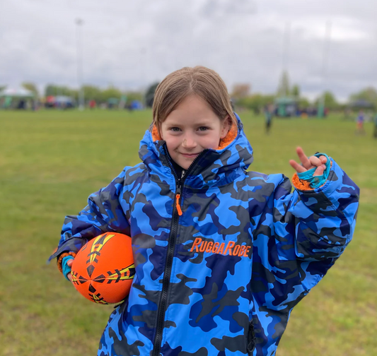 Warm Dry and Ready for Rugby with RuggaRobe