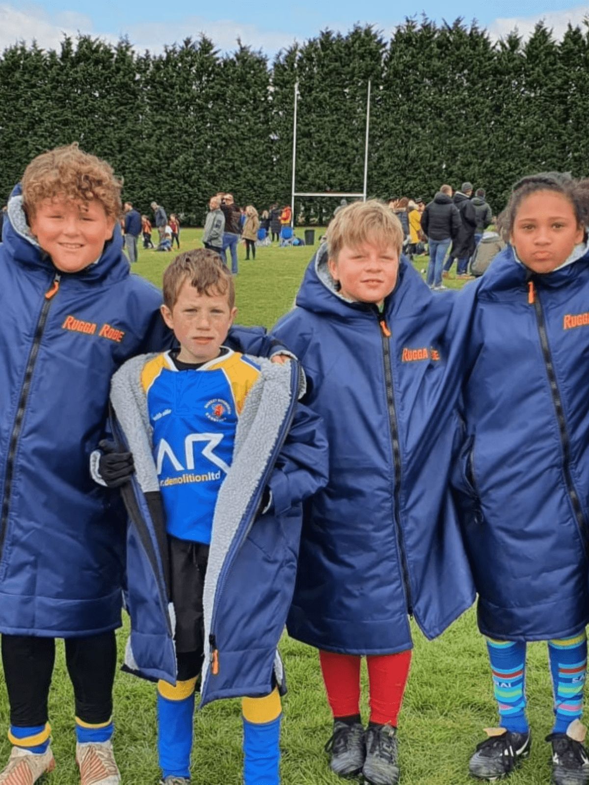 ⚽ Waterproof Outdoor Coats for Football Training | Team Sideline Coats UK | RuggaRobe 🌧️