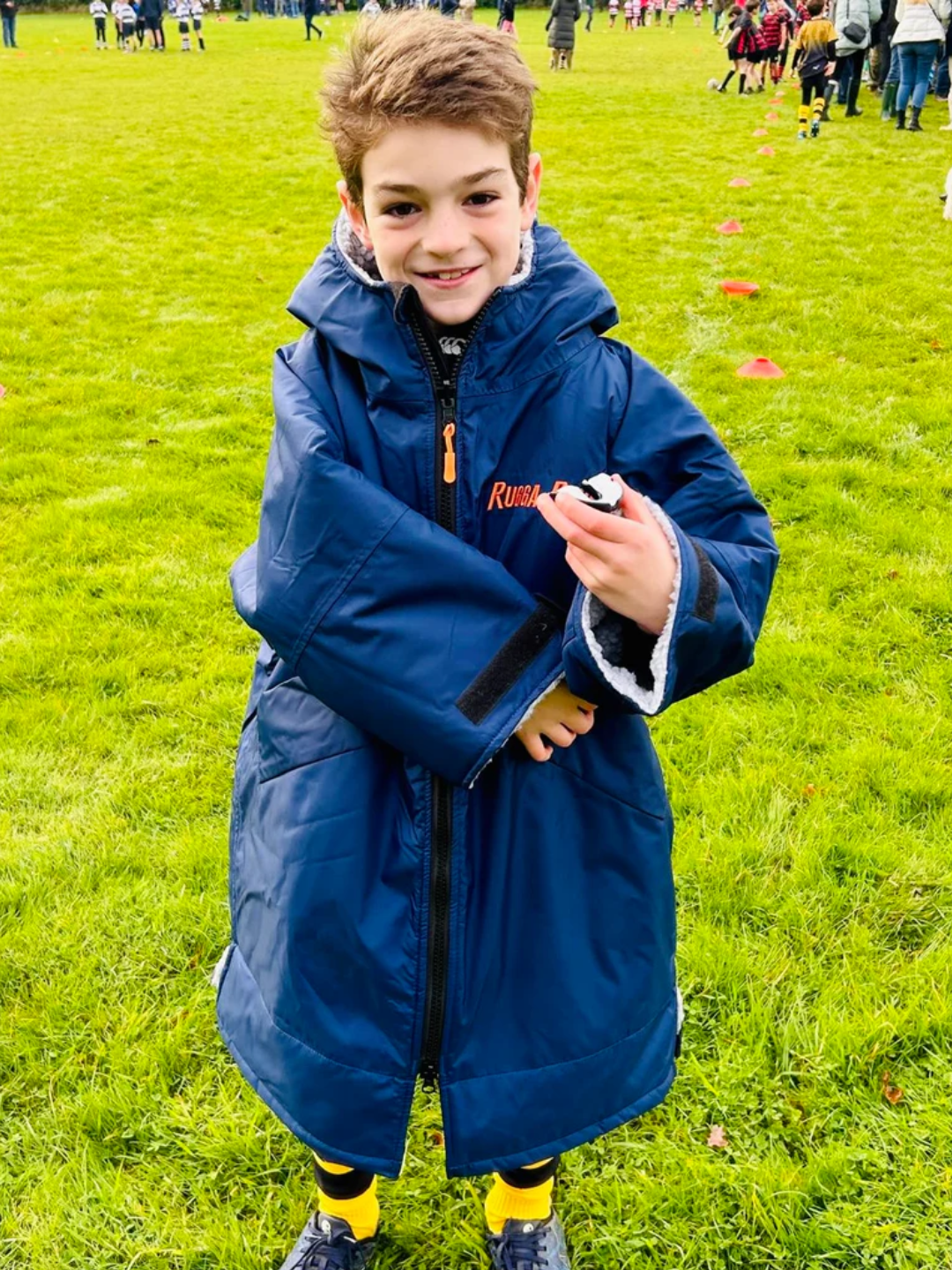 Team Branded Waterproof Outdoor Coats | Custom Sideline Robes by RuggaRobe 🧥