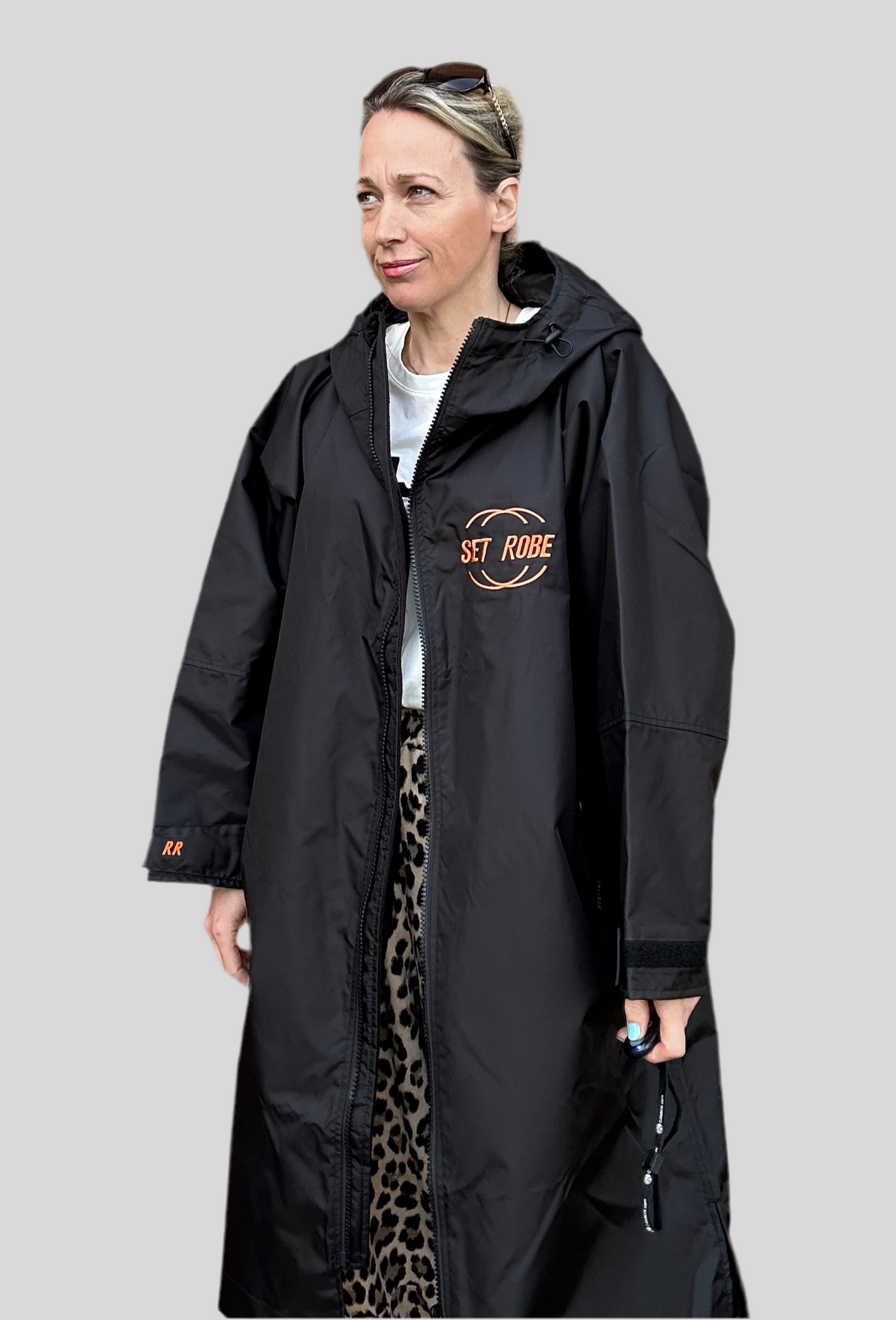 Black Thin Outer Only change Robe - Set Robe