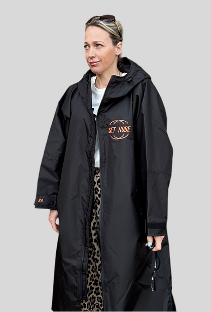 Black Thin Outer Only change Robe - Set Robe