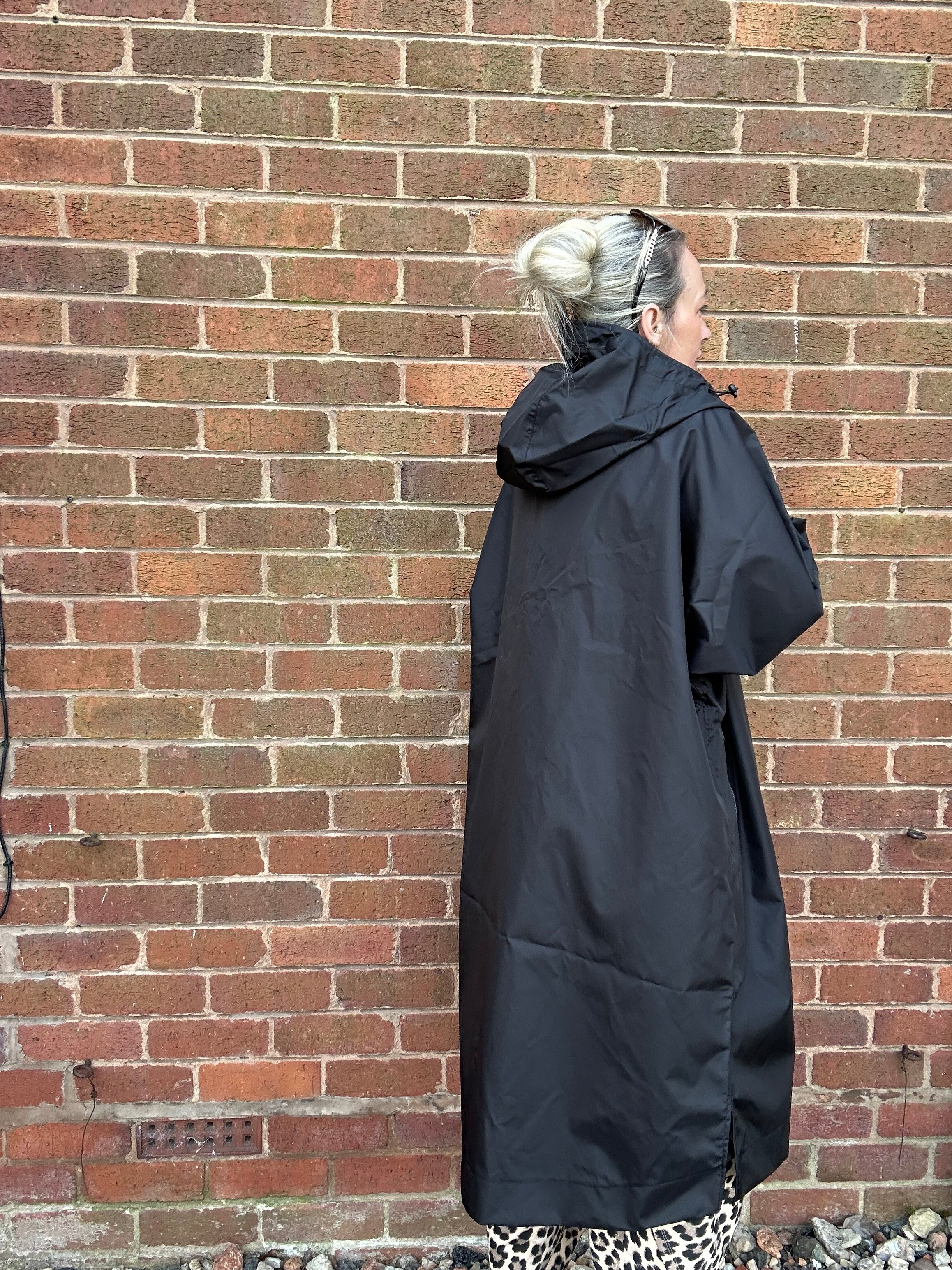 Black Thin Outer Only change Robe - Set Robe