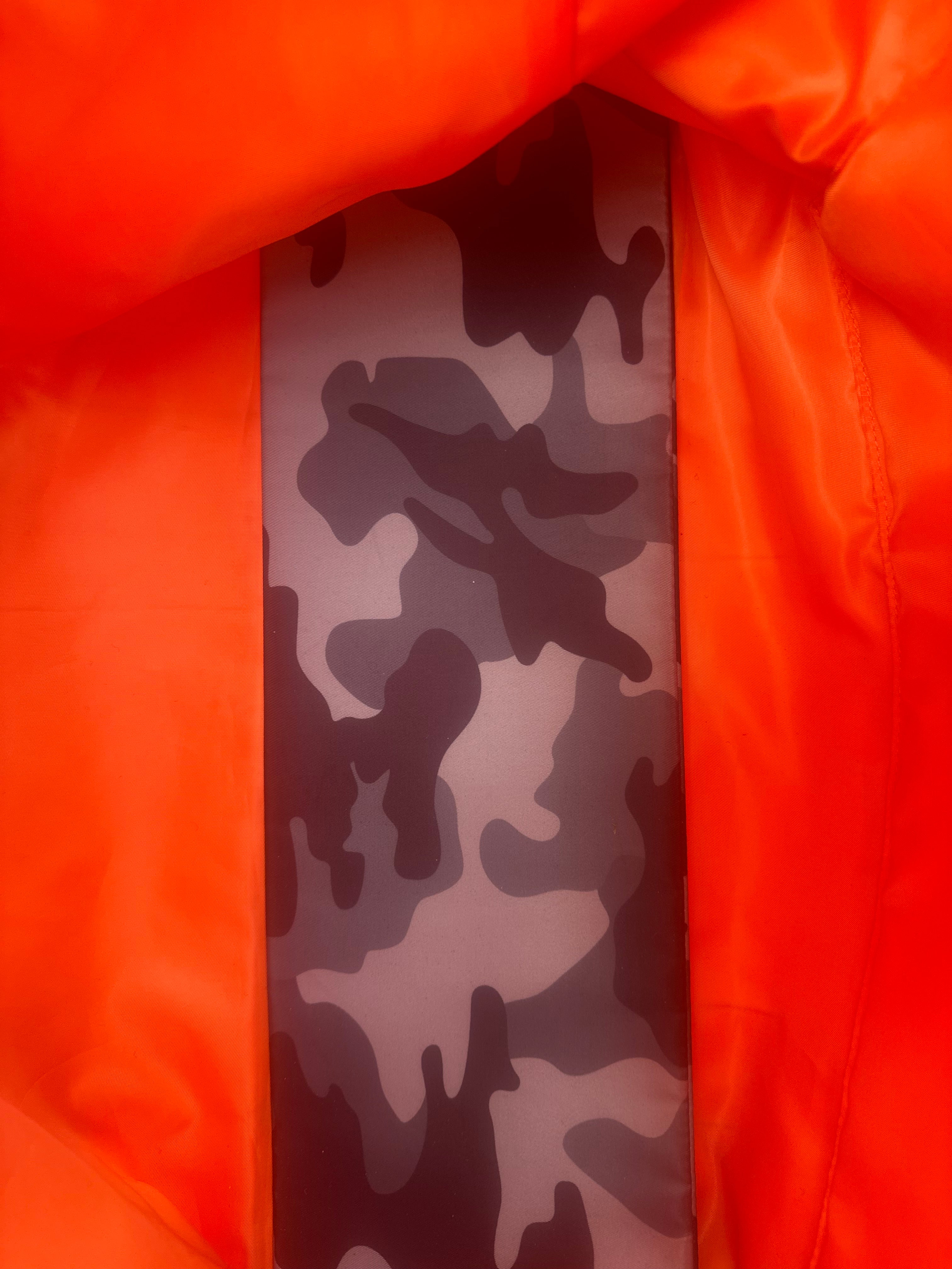 Rugga Everything Bag Grey Camo Orange for days out, festivals, pitchside & camping