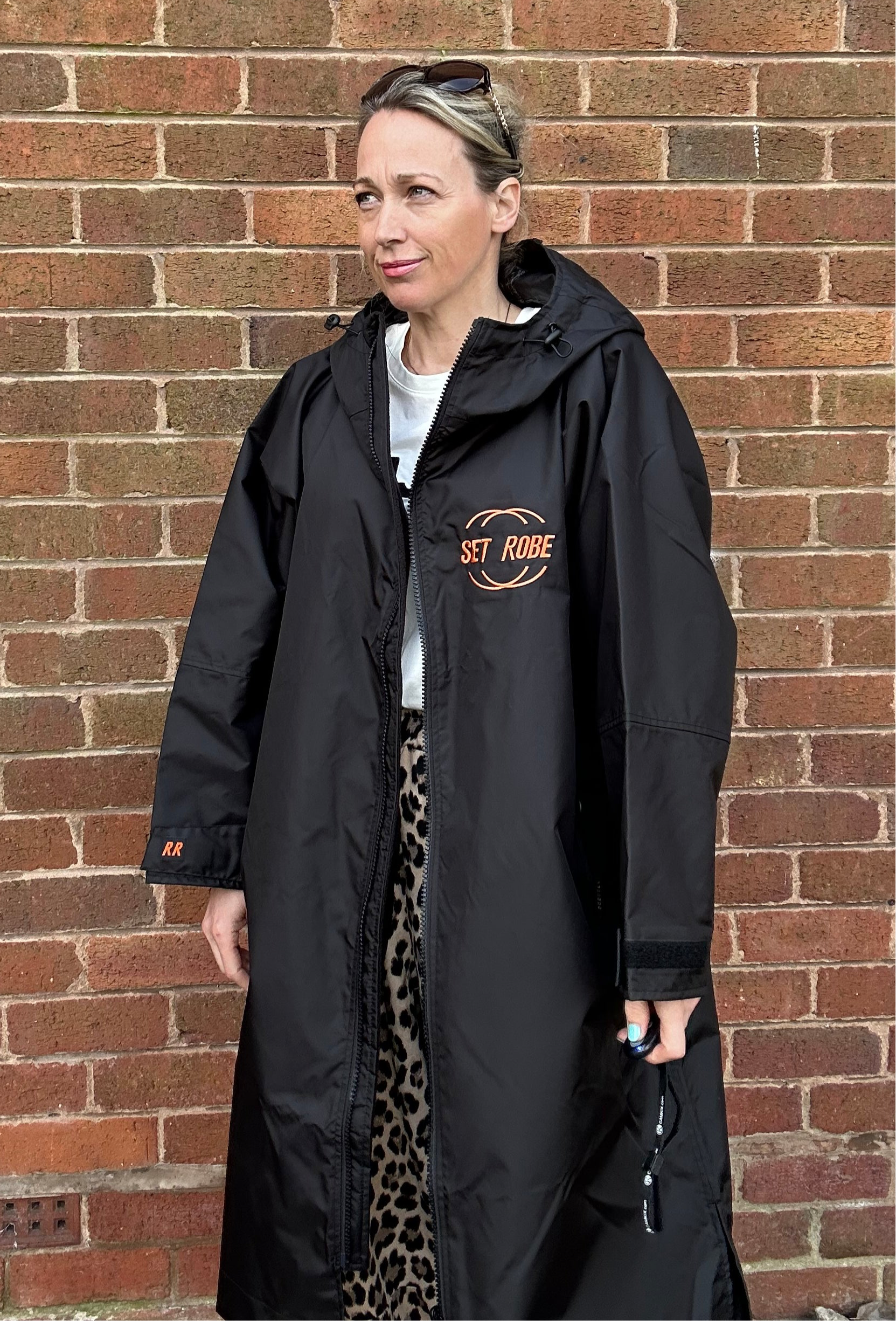 Black Thin Outer Only change Robe - Set Robe