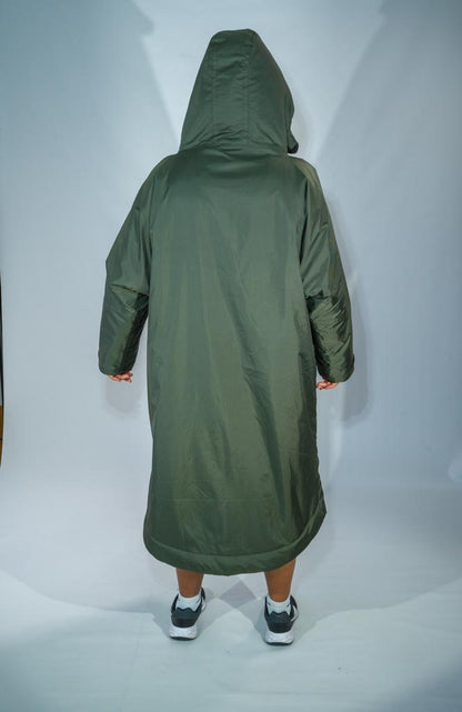 RR Country Green Change Robe with Black Fleece - Country