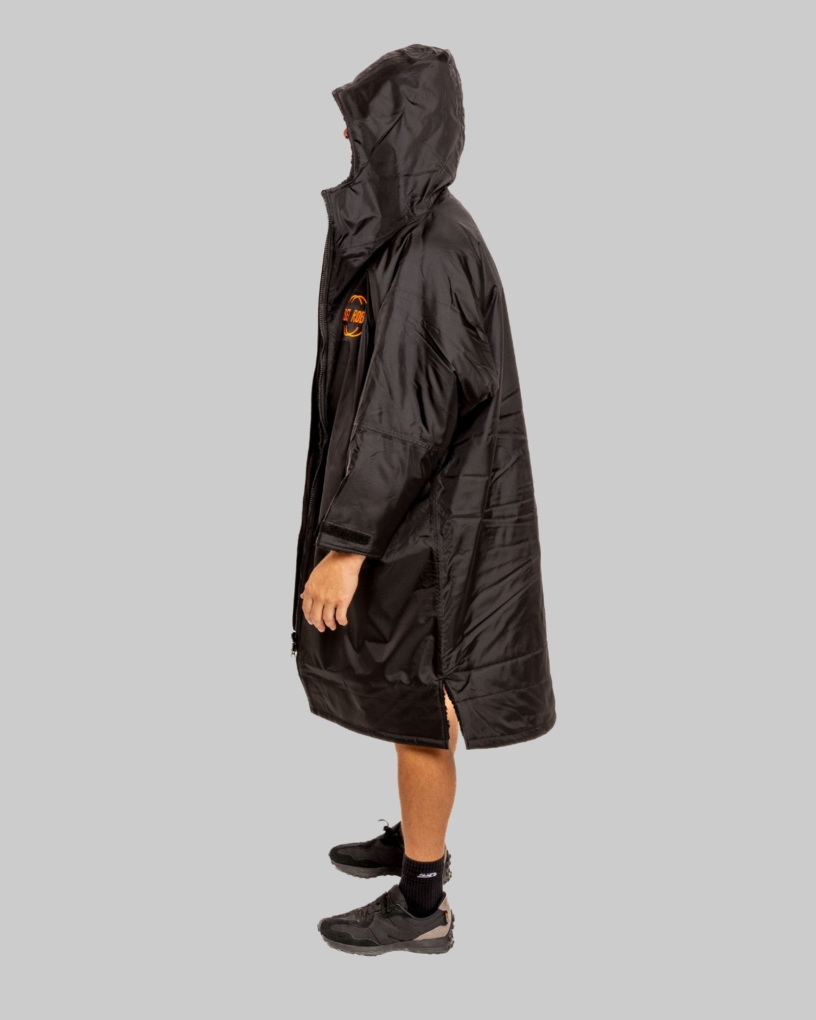 Black Change Robe with Black Fleece - Set Robe