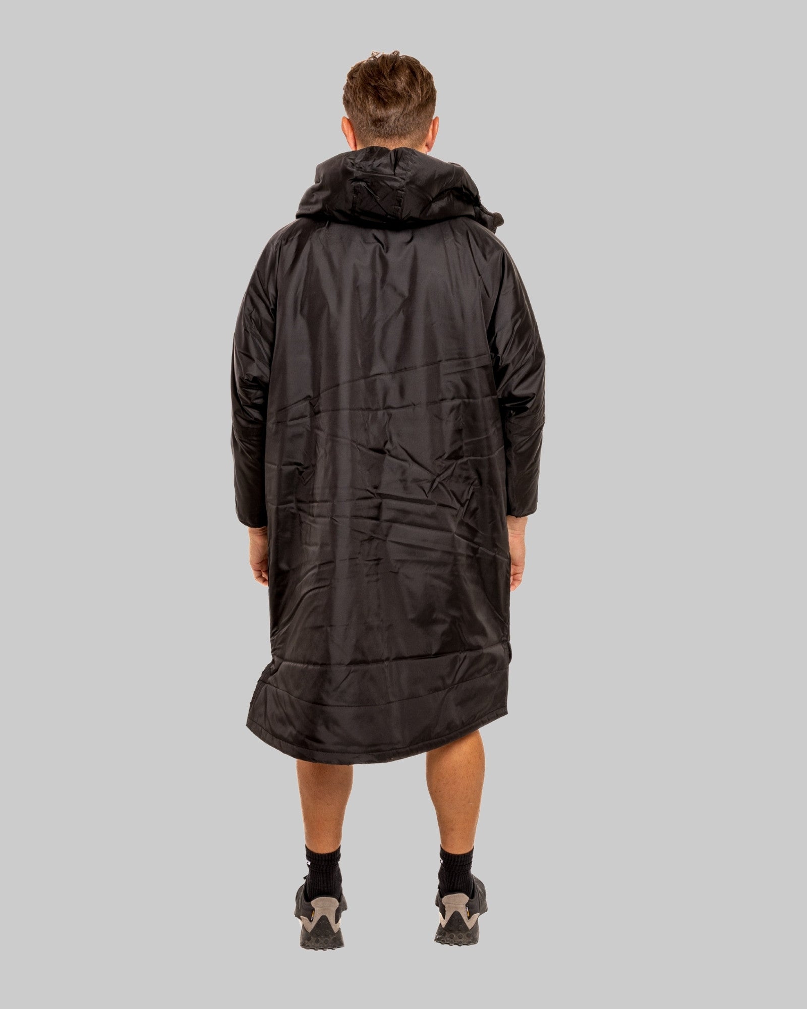 Black Change Robe with Black Fleece - Set Robe