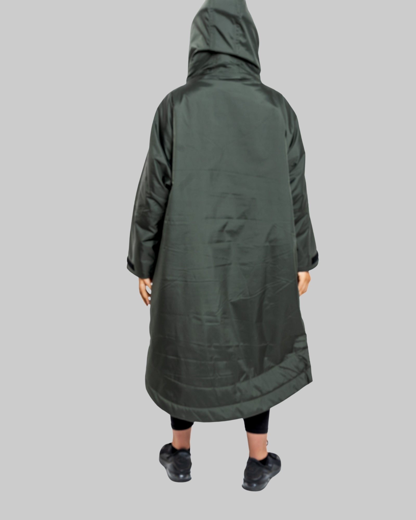RR Country Green Adults Change Robe with Black Fleece