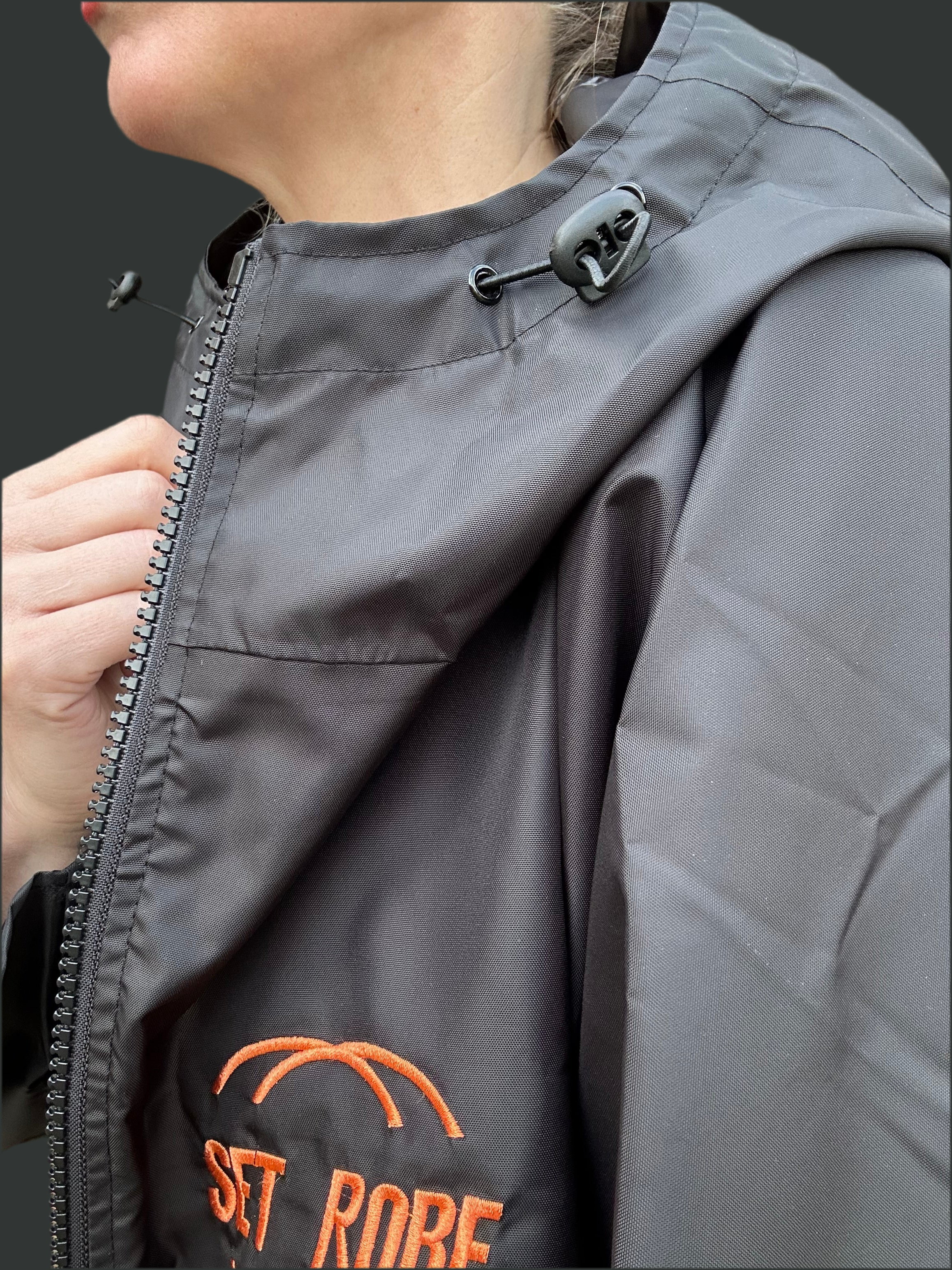 Black Thin Outer Only change Robe - Set Robe