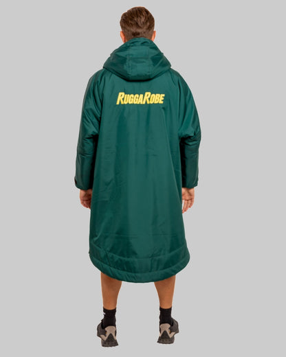 Green Change Robe with Gold  Fleece - RuggaRobe