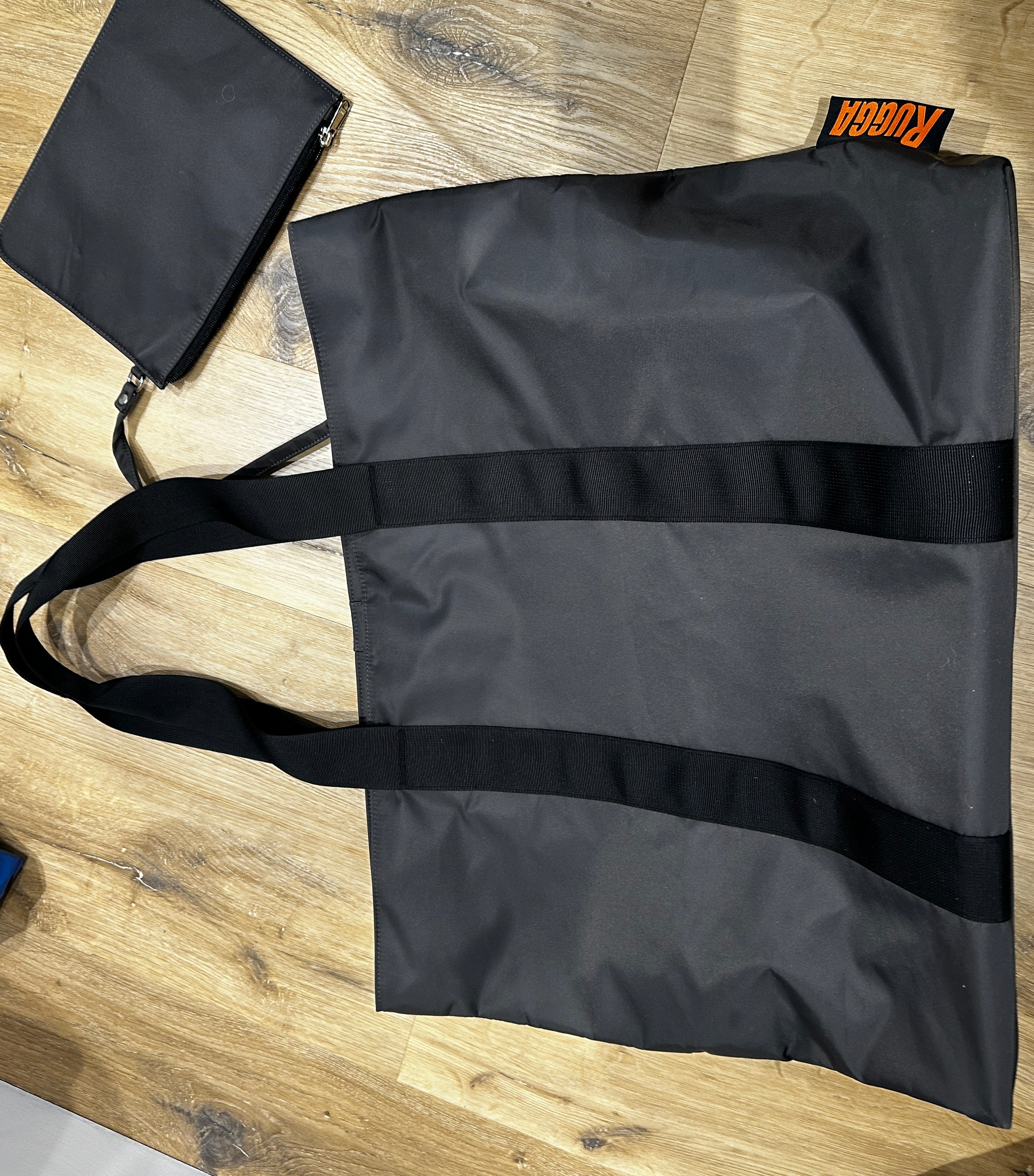 Rugga Everything Bag Grey with Pink Lining for days out, festivals, pitchside & camping
