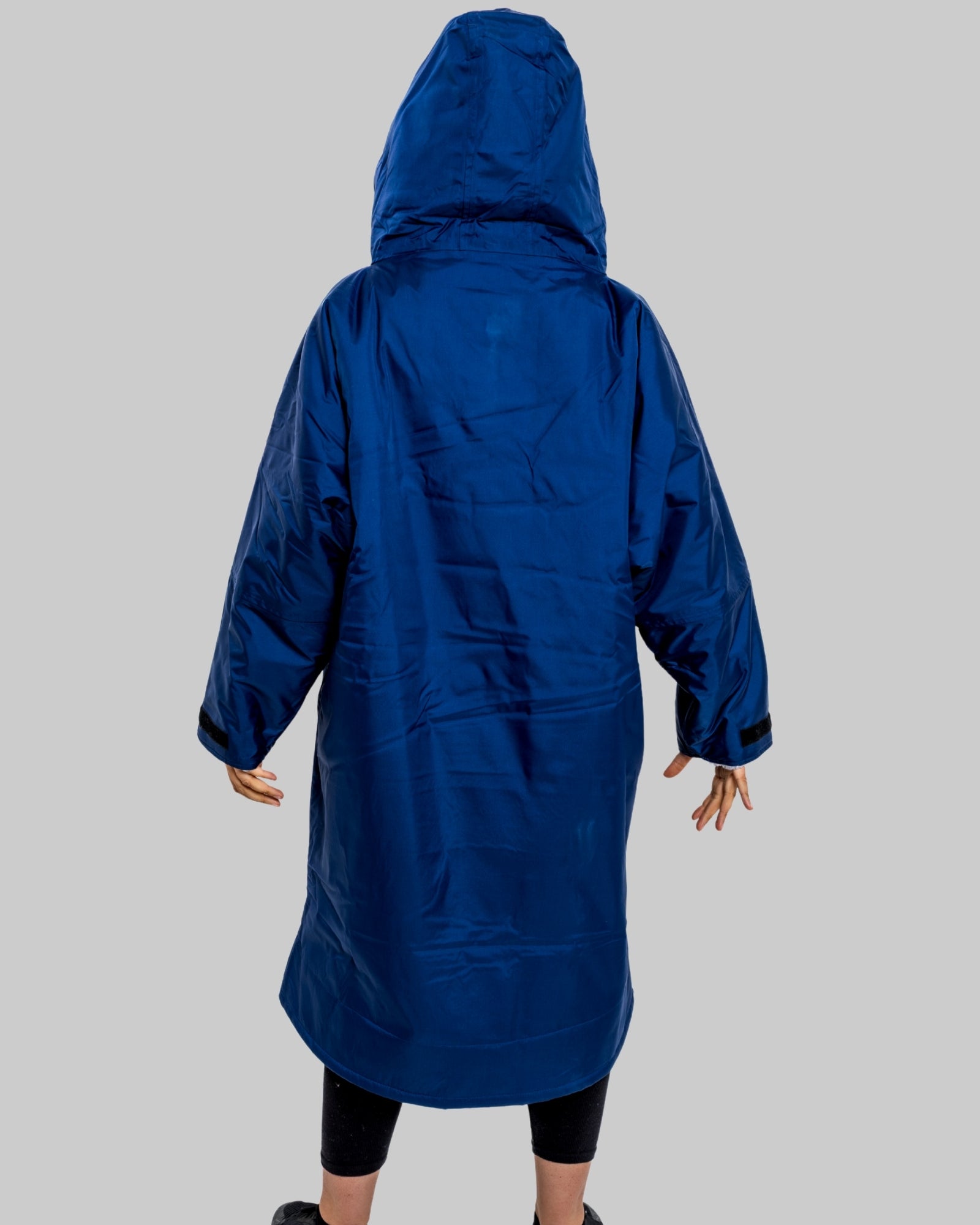 Blue Change Robe with Grey Fleece - Set Robe