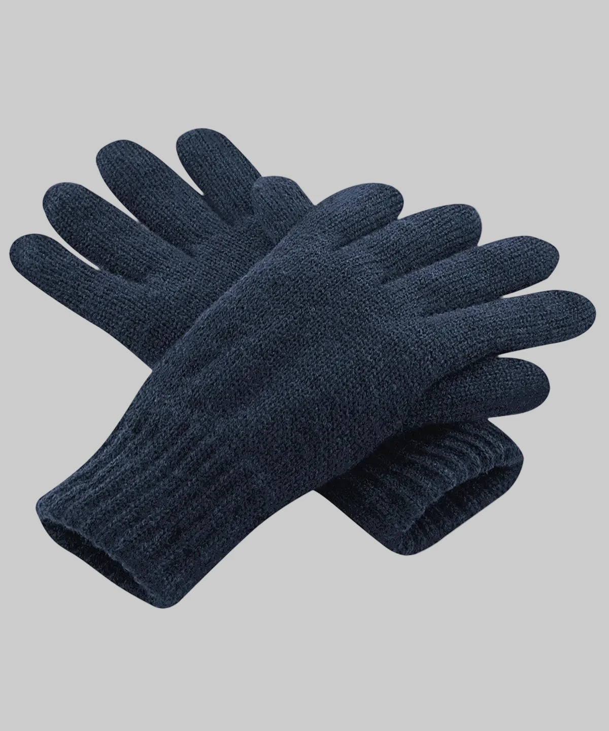 Classic knitted and lined gloves